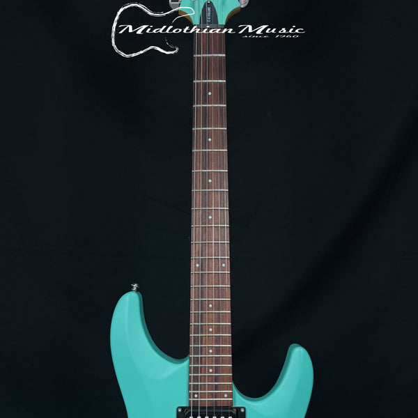 Schecter C-6 Deluxe - 6-String Electric Guitar - Satin Aqua Finish USED