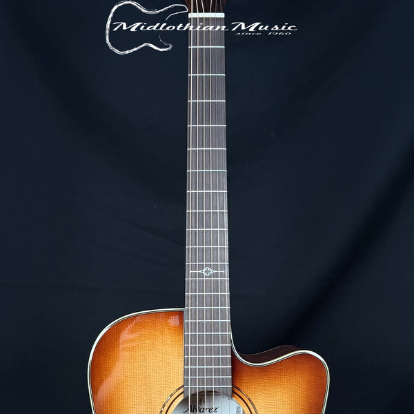 Alvarez MD60ce Masterworks Series - Acoustic-Electric Guitar - Shadowburst Gloss w/Gig Bag