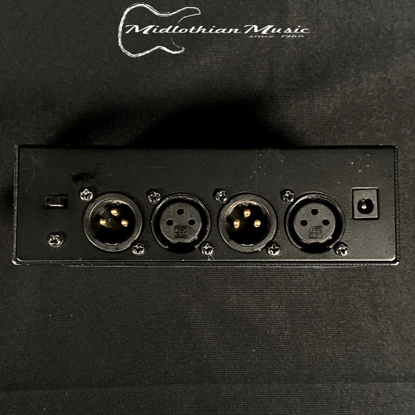 ART Artcessories Phantom II - 2-Channel, Dual-Voltage Power Amp For Microphones - Black Finish USED