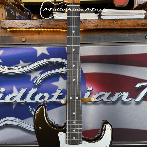 Fender American Ultra II Stratocaster HSS Electric Guitar - Texas Tea & Ebony Fingerboard w/Case USED