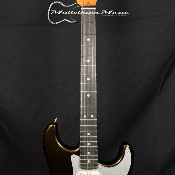 Fender American Ultra II Stratocaster HSS Electric Guitar - Texas Tea & Ebony Fingerboard w/Case USED