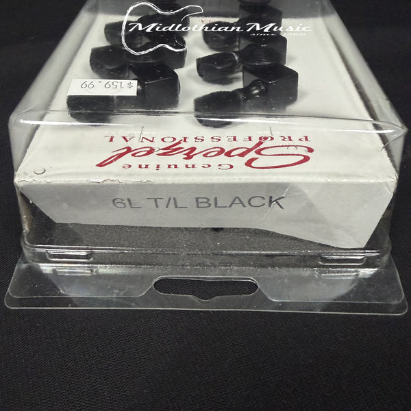 Sperzel Professional USA - 6L T/L Black - Tuners (Designed For 6-In Line Guitars)