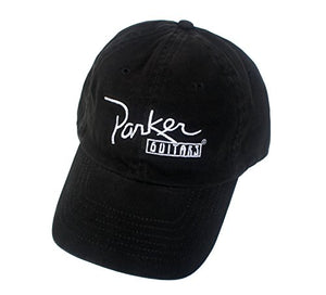 Parker Guitars Hat - Strapback Adjustable - Black/White Finish