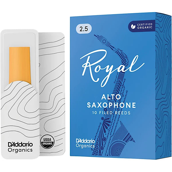 Rico Royal - Alto Saxophone Reeds - Box Of 10 - Strength 2.5