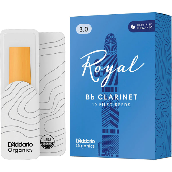 Rico Royal Bb Clarinet Reeds - Box Of 10 - Strength 3.0