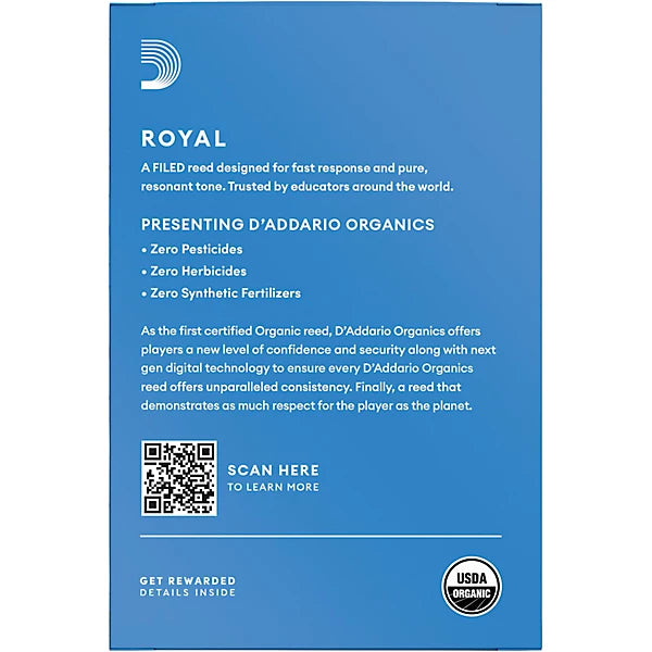 Rico Royal - Alto Saxophone Reeds - Box Of 10 - Strength 3.0