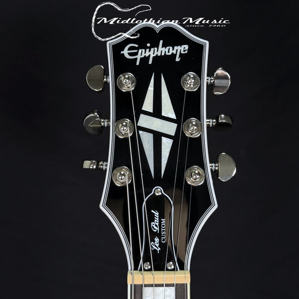 Epiphone - Les Paul Custom - Limited-Edition Electric Guitar - Silver Burst Gloss Finish USED
