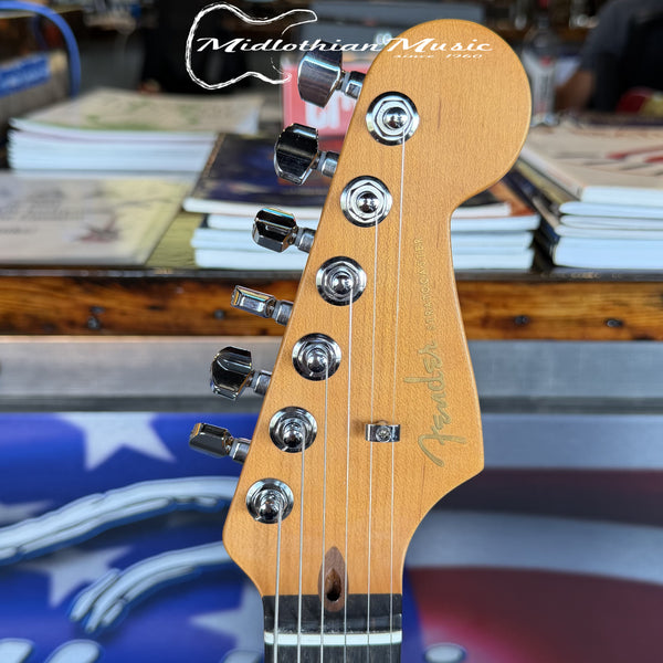 Fender American Ultra II Stratocaster HSS Electric Guitar - Texas Tea & Ebony Fingerboard w/Case USED