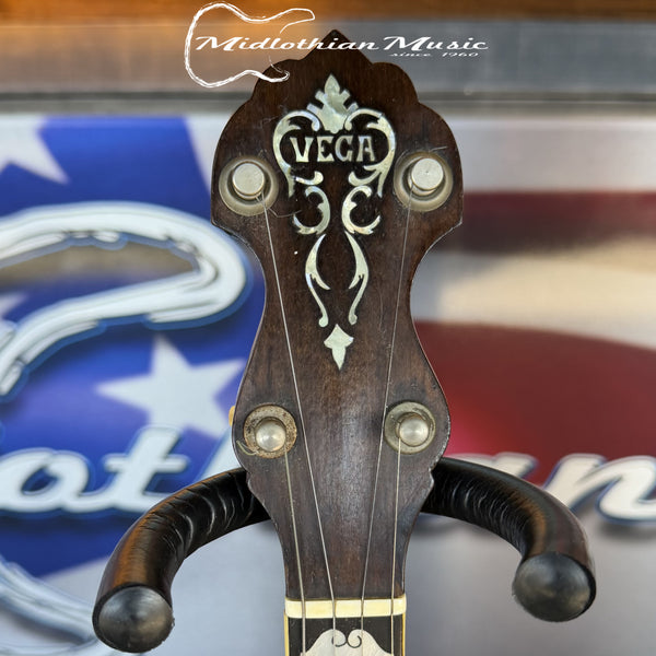 Vega Style M Tubaphone 1909 - 4-String Banjo w/Original Case & Accessories USED