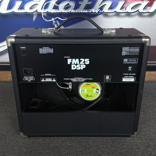 Fender - FM 25 DSP -2-Channel - 1 x 10" - 25-Watt - Digital Modeling Guitar Combo Amp USED