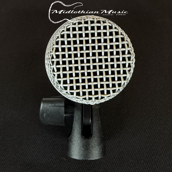 Shure PG56 Dynamic Snare/Tom Microphone - w/Tom Mount Arm, Carry Bag, Paperwork, 15' XLR USED