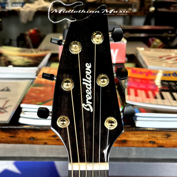 Breedlove - Organic Performer Pro Concert CE Acoustic-Electric w/Case - Aged Toner w/Suede Burst Back Finish