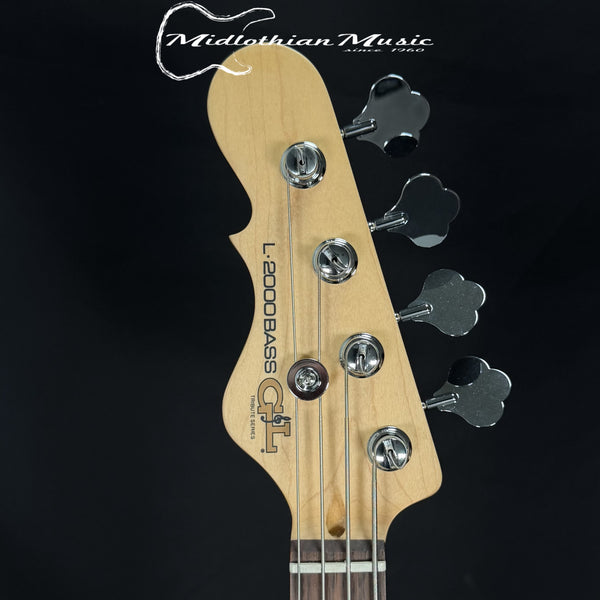 G&L Tribute L2000 - Left-Handed Electric Bass - 3-Tone Sunburst Finish
