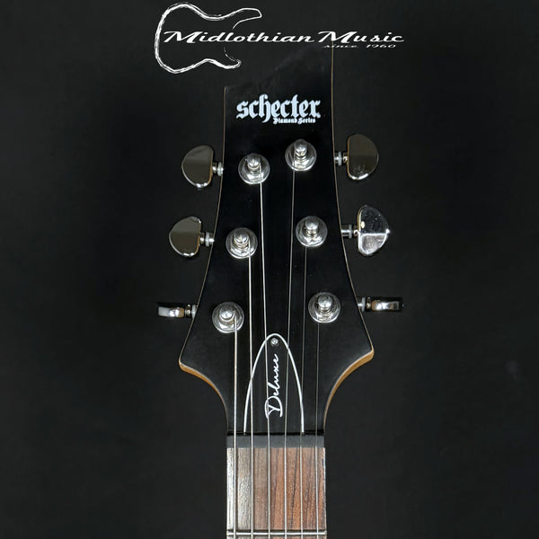 Schecter - C-6 Deluxe Electric Guitar - Satin Black Finish