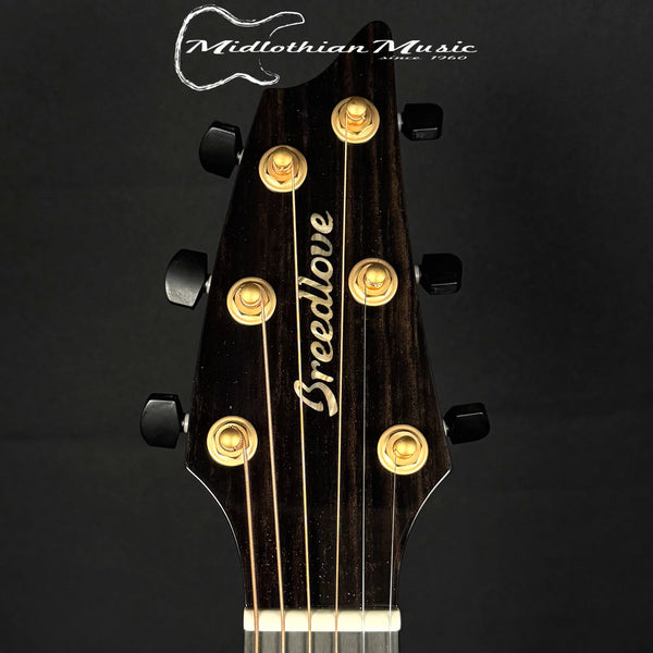 Breedlove - Oregon Concert Old Fashioned CE - Acoustic/Electric Guitar - Myrtlewood Orange/Red Gloss Finish