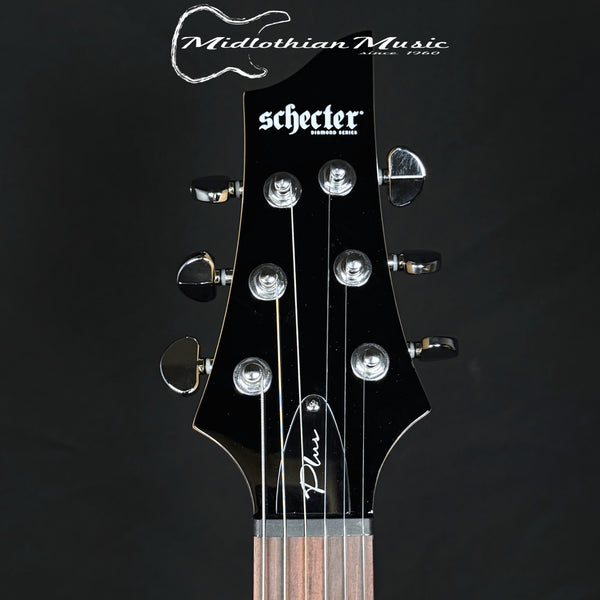 Schecter - C-6 Plus Electric Guitar - Charcoal Burst Finish - Unique Stunning Pattern!