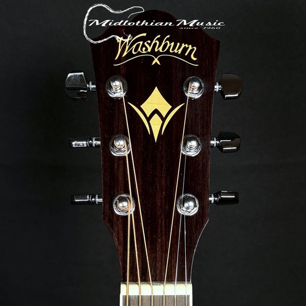 Washburn HD10S - Heritage Series - Dreadnought 6-String Acoustic Guitar - Natural Gloss Finish