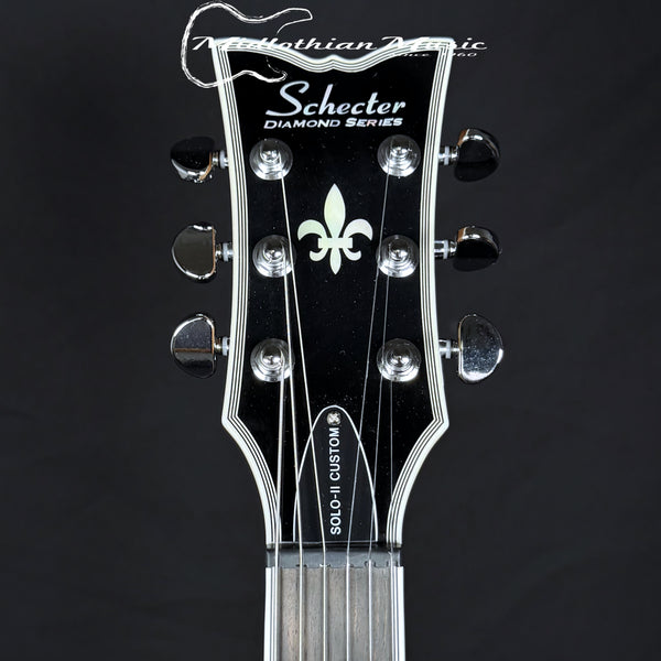 Schecter - Solo-II Custom Electric Guitar - Transparent Black Burst Gloss Finish