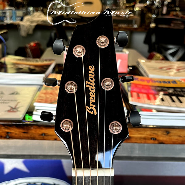 Breedlove - ECO Pursuit Exotic S KOA - Concert CE - Acoustic-Electric Guitar - Edgeburst Gloss Finish