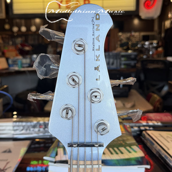Lakland Skyline 55-02 Custom - 5-String Bass Guitar - Ice Blue Metallic Finish