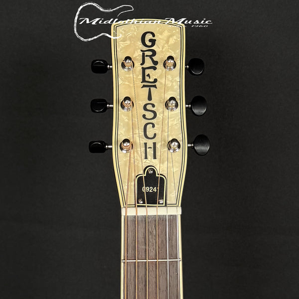 Gretsch G9241 Alligator Biscuit Round-Neck Acoustic/Electric Resonator Guitar - 2 Color Sunburst