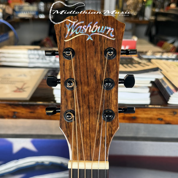 Washburn - Bella Tono Novo - S9 6-String Acoustic Guitar - Charcoal Burst USED