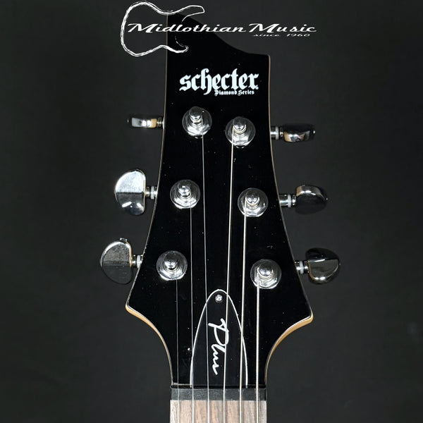 Schecter - C-6 Plus - Left Handed Guitar - Charcoal Burst Gloss Finish