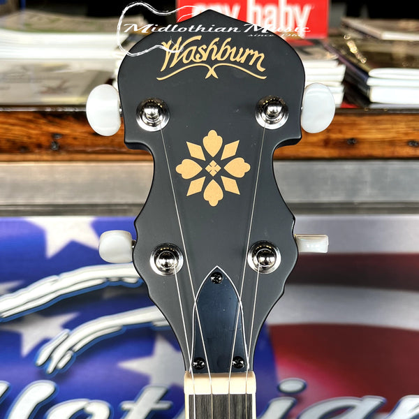 Washburn - Americana B7 - 5-String Open-Back Banjo - Natural Finish