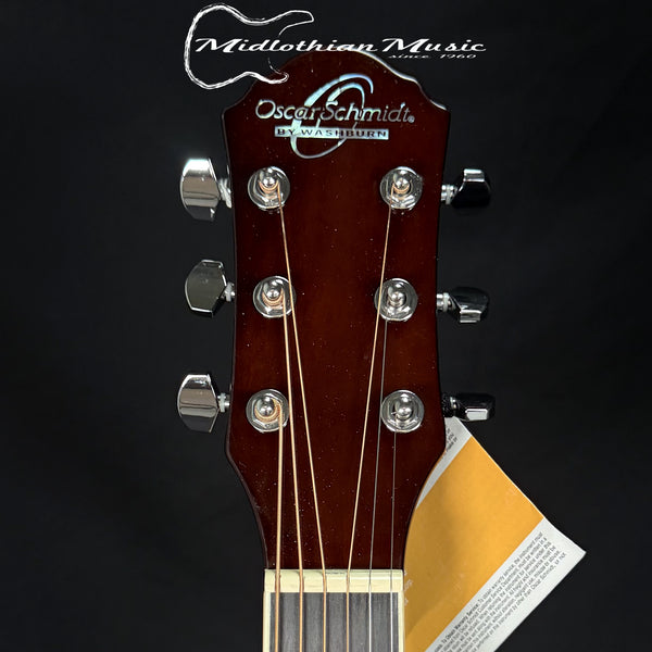 Oscar Schmidt - OG2 Dreadnought 6-String Acoustic Guitar - Natural Gloss Finish