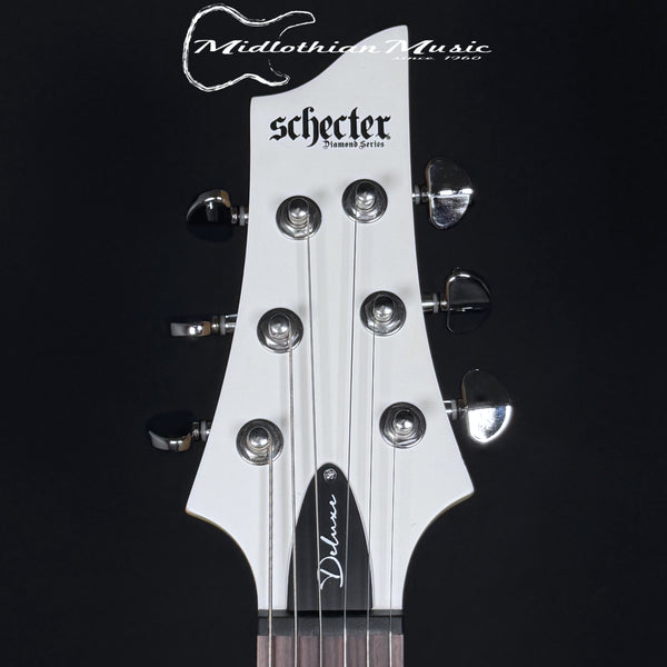 Schecter - C-6 Deluxe Electric Guitar - Satin White Finish