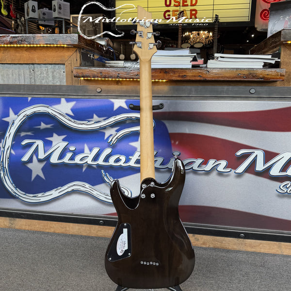 Schecter - C-6 Plus Electric Guitar - Charcoal Burst Finish - Unique Stunning Pattern!