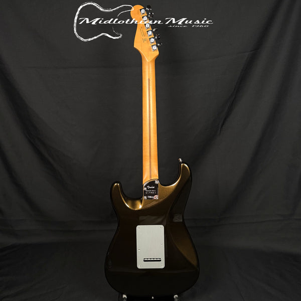 Fender American Ultra II Stratocaster HSS Electric Guitar - Texas Tea & Ebony Fingerboard w/Case USED