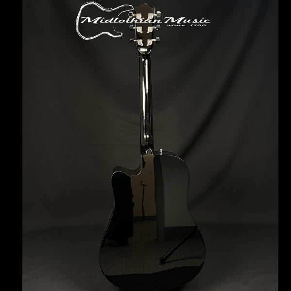 Fender - CD-60SCE Dreadnought Acoustic/Electric Guitar - Black Finish