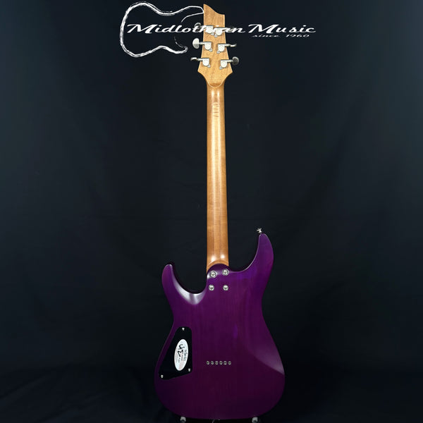 Schecter - C-1 Standard Plus - 6-String Electric Guitar - Purple Burst Satin Finish