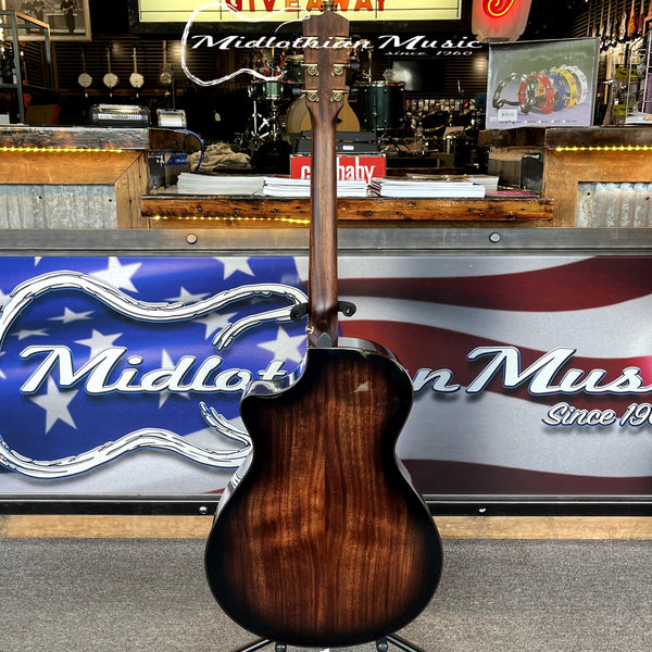 Breedlove - Organic Performer Pro Dreadnought Concerto CE Acoustic-Electric Guitar w/Case - Aged Toner & Suede Burst Back Finish