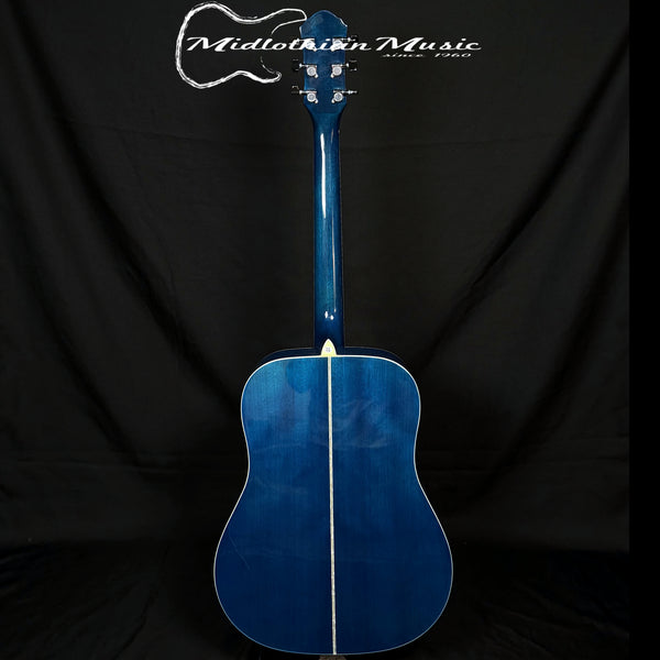 Oscar Schmidt - OG2 Dreadnought 6-String Acoustic Guitar - Blue Finish