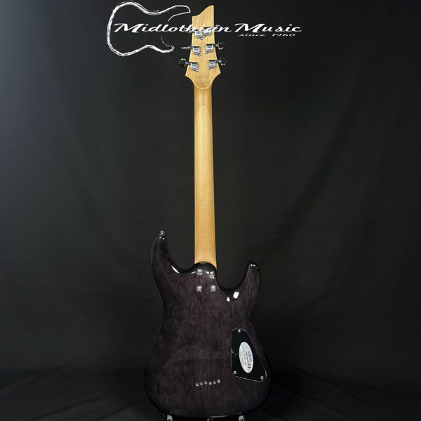 Schecter - C-6 Plus - Left Handed Guitar - Charcoal Burst Gloss Finish