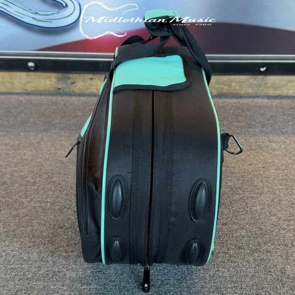 Kaces - Alto Saxophone Case (KBOASTL) - Teal Finish USED