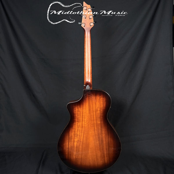 Breedlove - ECO Pursuit Exotic S KOA - Concert CE - Acoustic-Electric Guitar - Edgeburst Gloss Finish