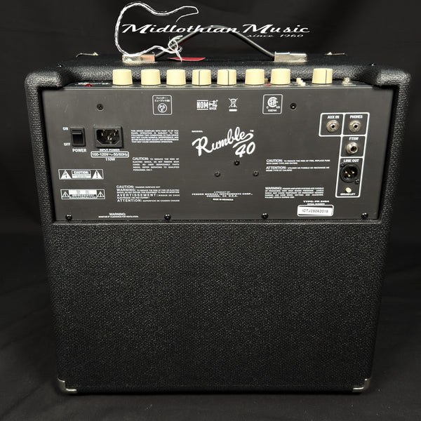 Fender - Rumble 40 Bass Amp Combo - 40 Watts - 1 x 10" USED