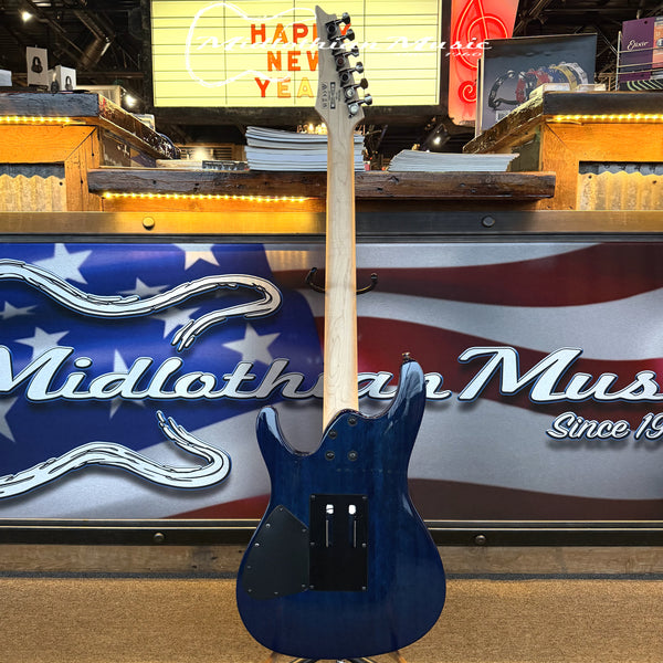 Ibanez S670QM 6-String Electric Guitar - Sapphire Blue Gloss USED