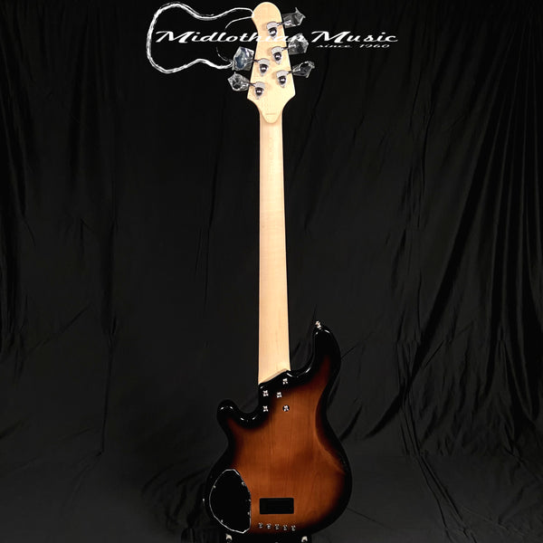 Lakland USA 55-14 - 5-String Bass Guitar - Tobacco Sunburst Finish w/Case (550134) @9.2lbs