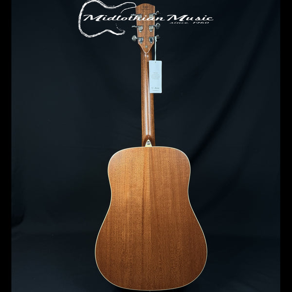 Alvarez AD60 - Herringbone Dreadnought Acoustic Guitar - Natural Gloss Finish