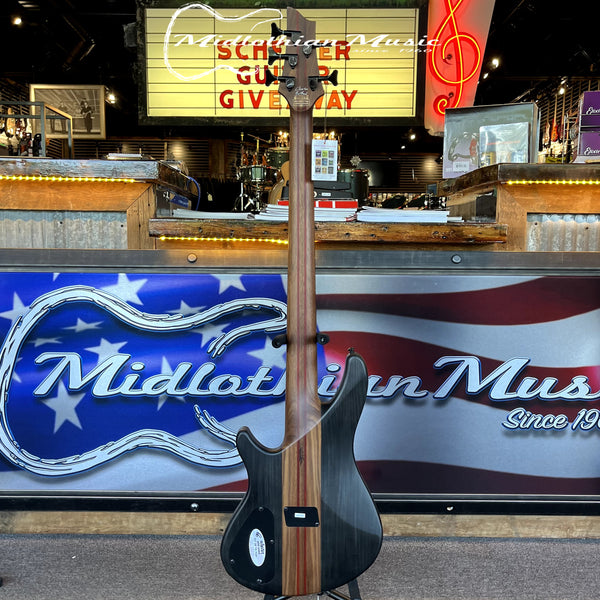 Schecter - Charles Berthoud - CB-5 - 5-String Active Bass Guitar - See Through Black Satin Finish