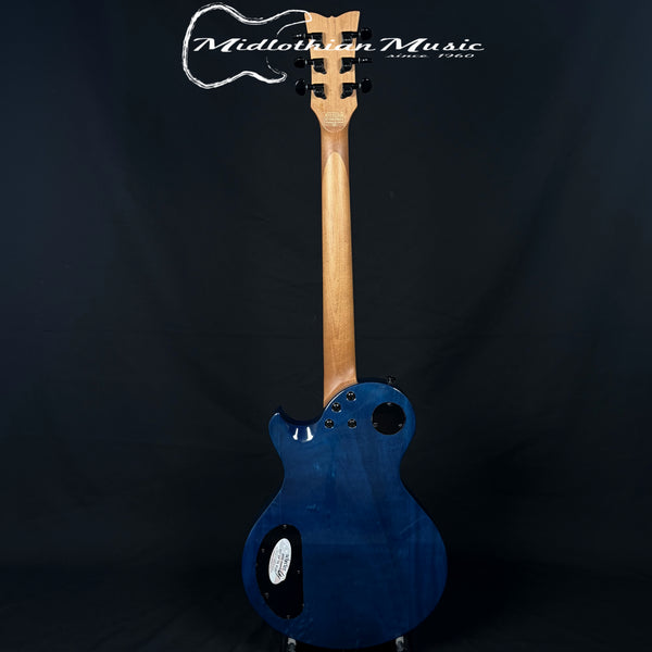 Schecter - Solo-II Standard Electric Guitar - Ocean Blue Burst Burl Gloss Finish