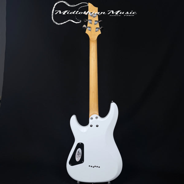Schecter - C-6 Deluxe Electric Guitar - Satin White Finish