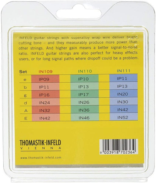 Thomastik-Infeld IN109 Superalloy Electric Guitar Strings - Complete Set (IN109) .009-.042