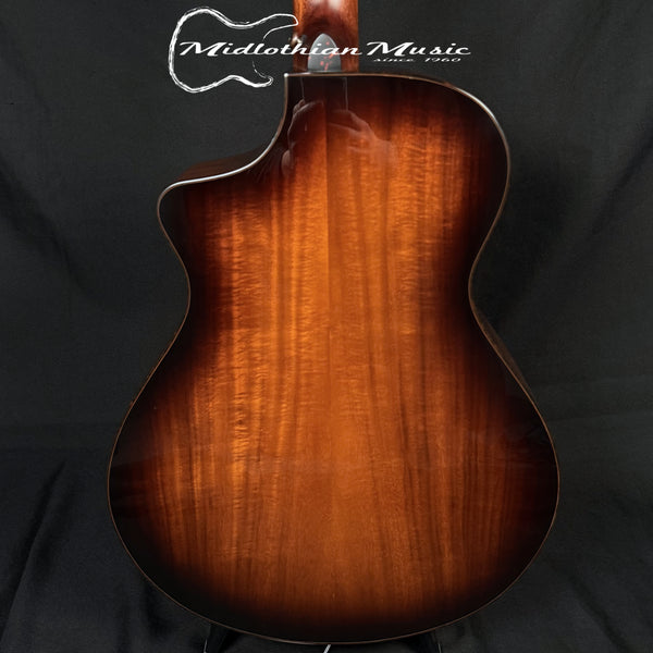 Breedlove - ECO Pursuit Exotic S KOA - Concert CE - Acoustic-Electric Guitar - Edgeburst Gloss Finish