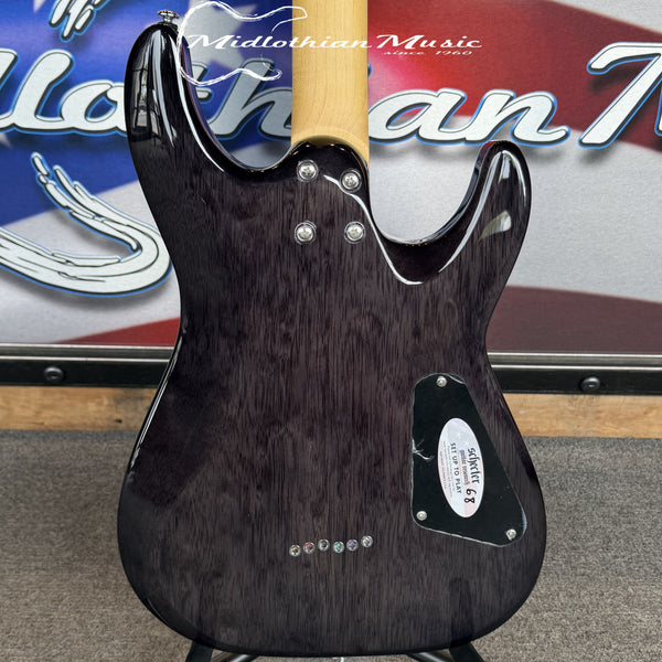 Schecter - C-6 Plus - Left Handed Guitar - Charcoal Burst Gloss Finish