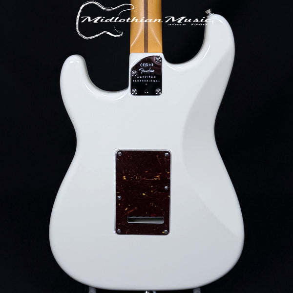 Fender American Professional II Stratocaster HSS - Olympic White w/Rosewood Fingerboard w/Case